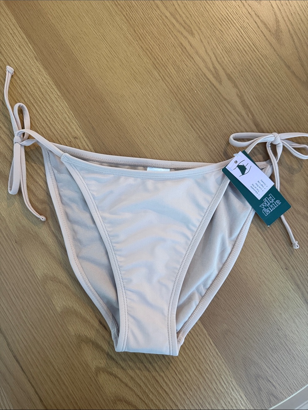 wild fable Nude Tie-Side Bikini Bottom
